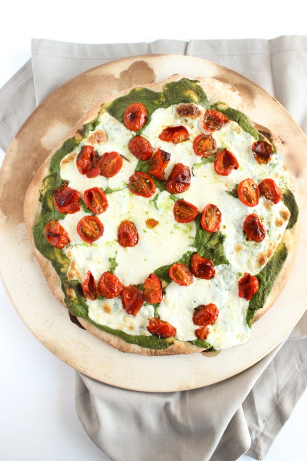 Rosemary Pizza with Cherry Tomato