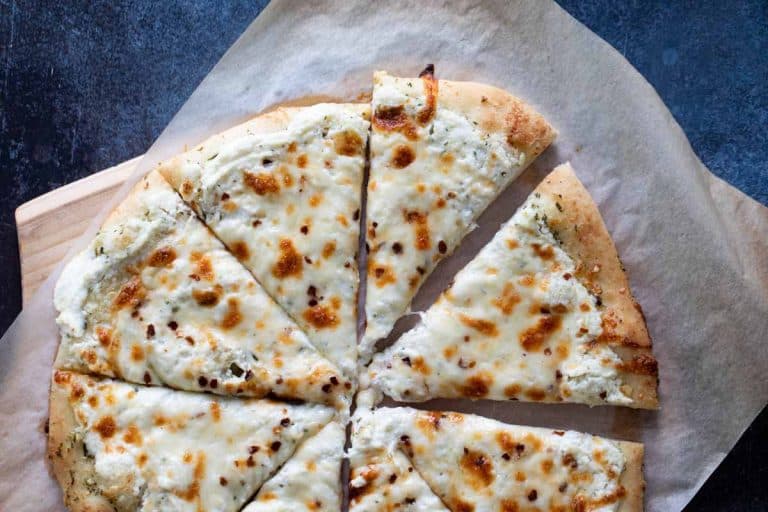 Rosemary Three-Cheese Pizza with Garlic