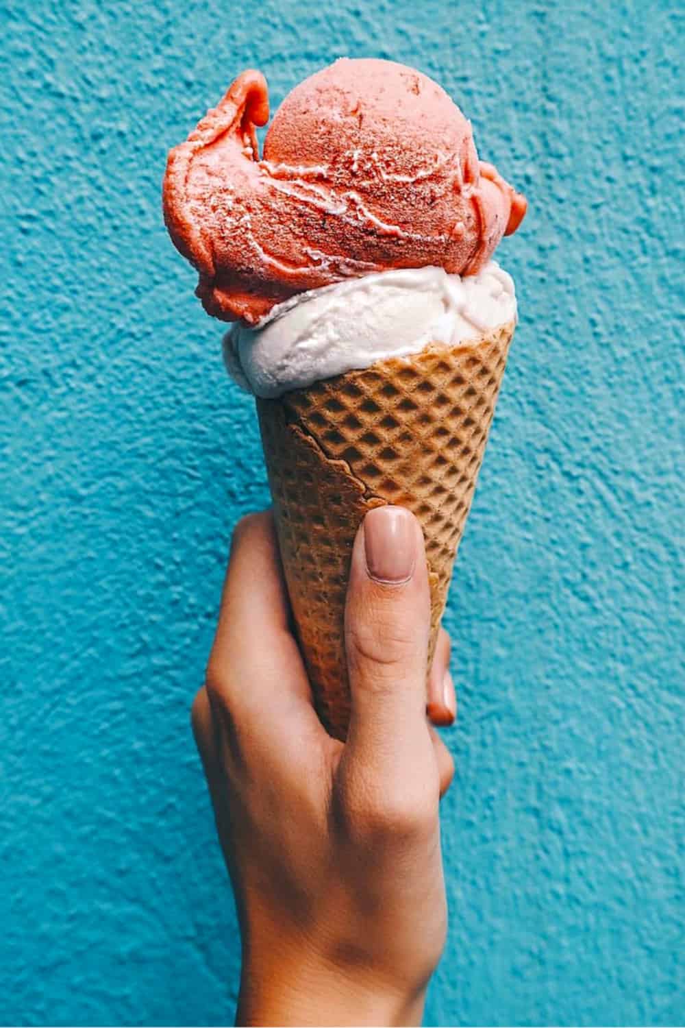 Flavored ice-cream can have caffeine too