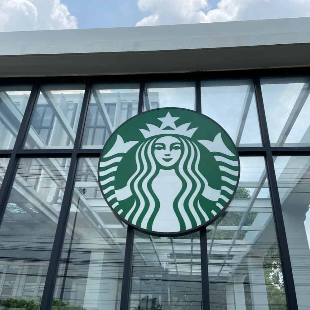 The present-day Starbucks logo was created in 2011