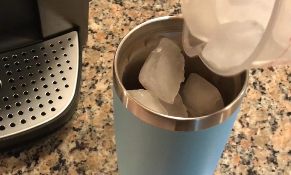 Add ice to your cup 1