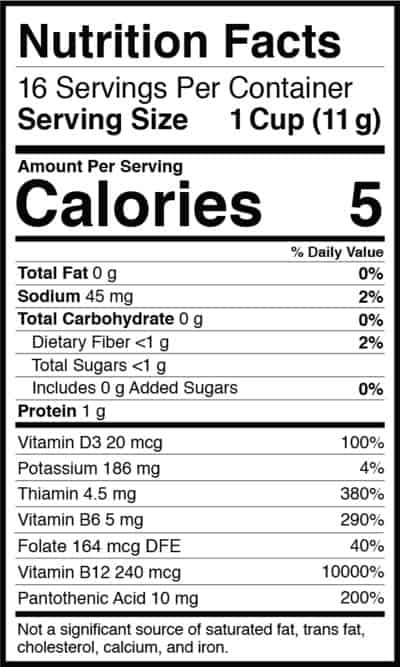 FOCUS COFFEE PODS Ingredients