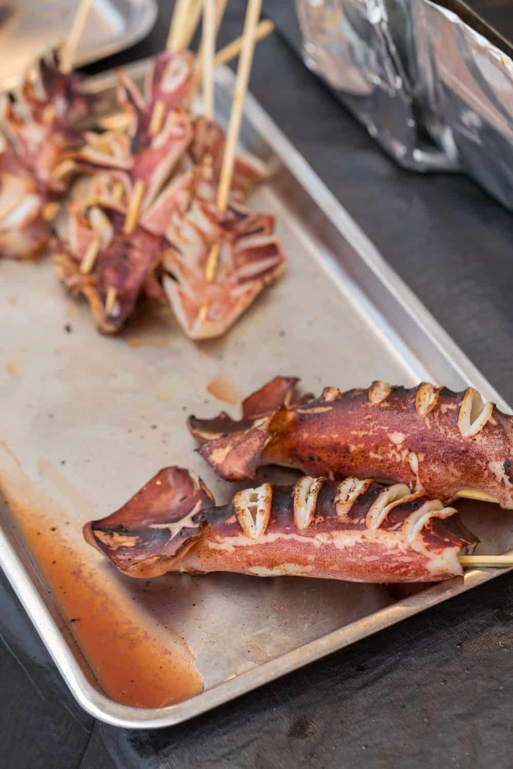 Japanese Street Food Ikayaki