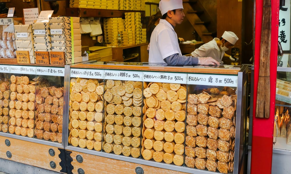 Japanese Street Food Senbei