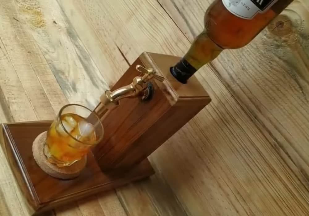 18 Homemade Liquor Dispenser Plans You Can Diy Easily - Diy Wooden Liquor Dispenser