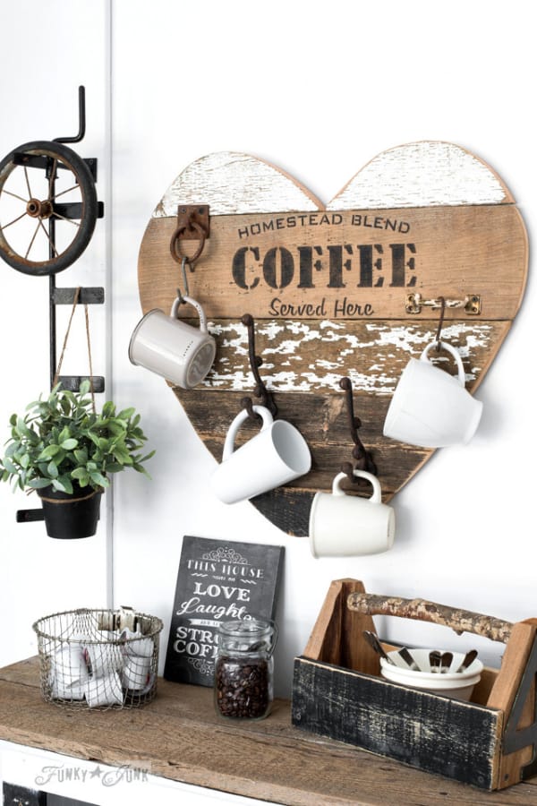 3 ways to use a reclaimed wood salvaged junk heart