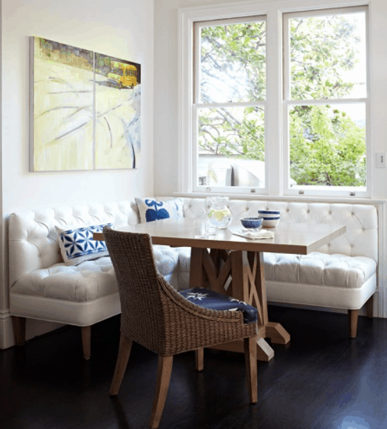 Build A Trendy DIY Breakfast Nook on a Budget