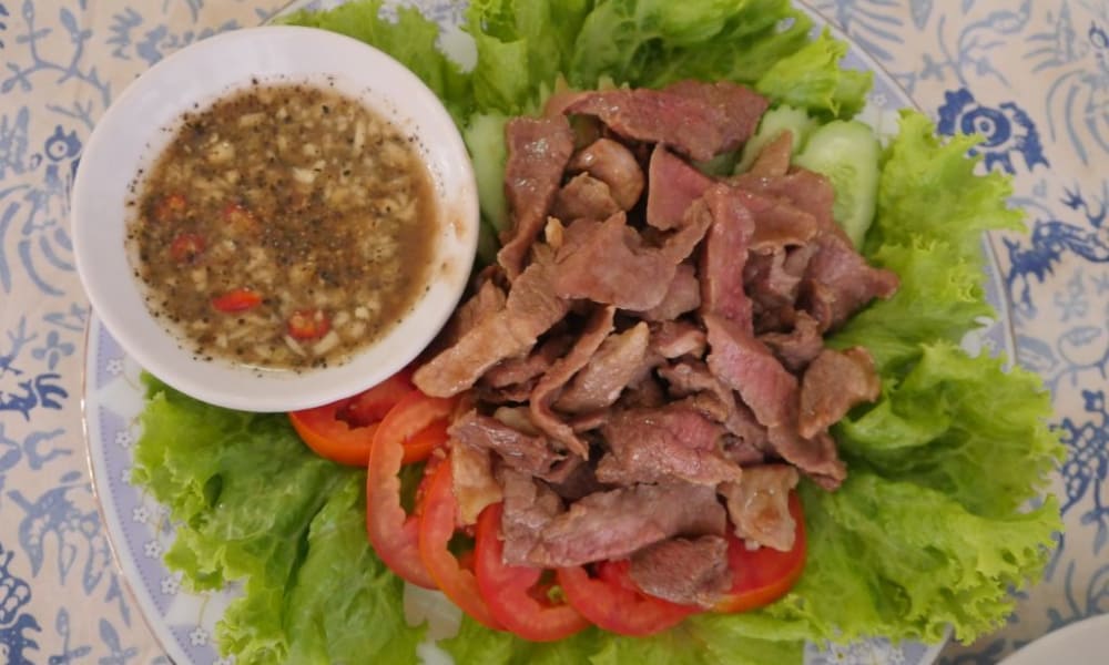 Cambodian Street Food Lok Lak