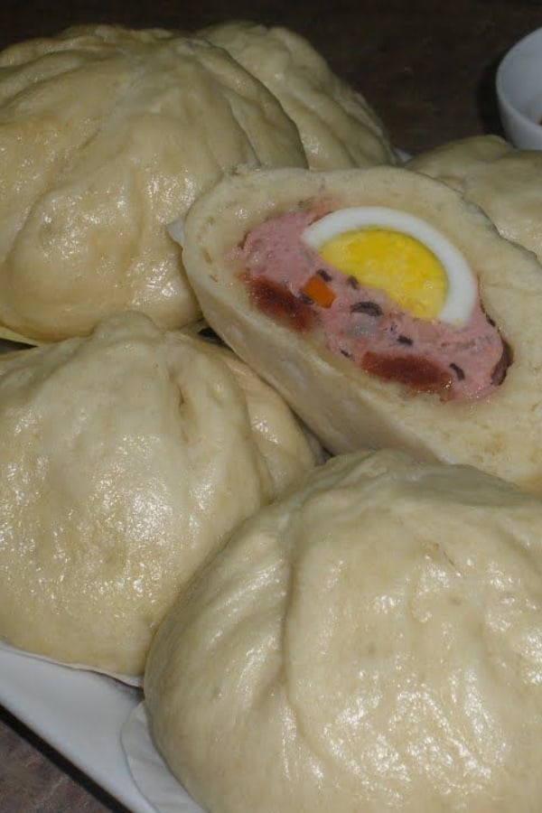 Cambodian Street Food Stuffed Steamed Buns