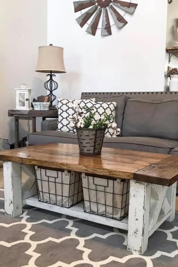 Chunky Farmhouse Coffee Table