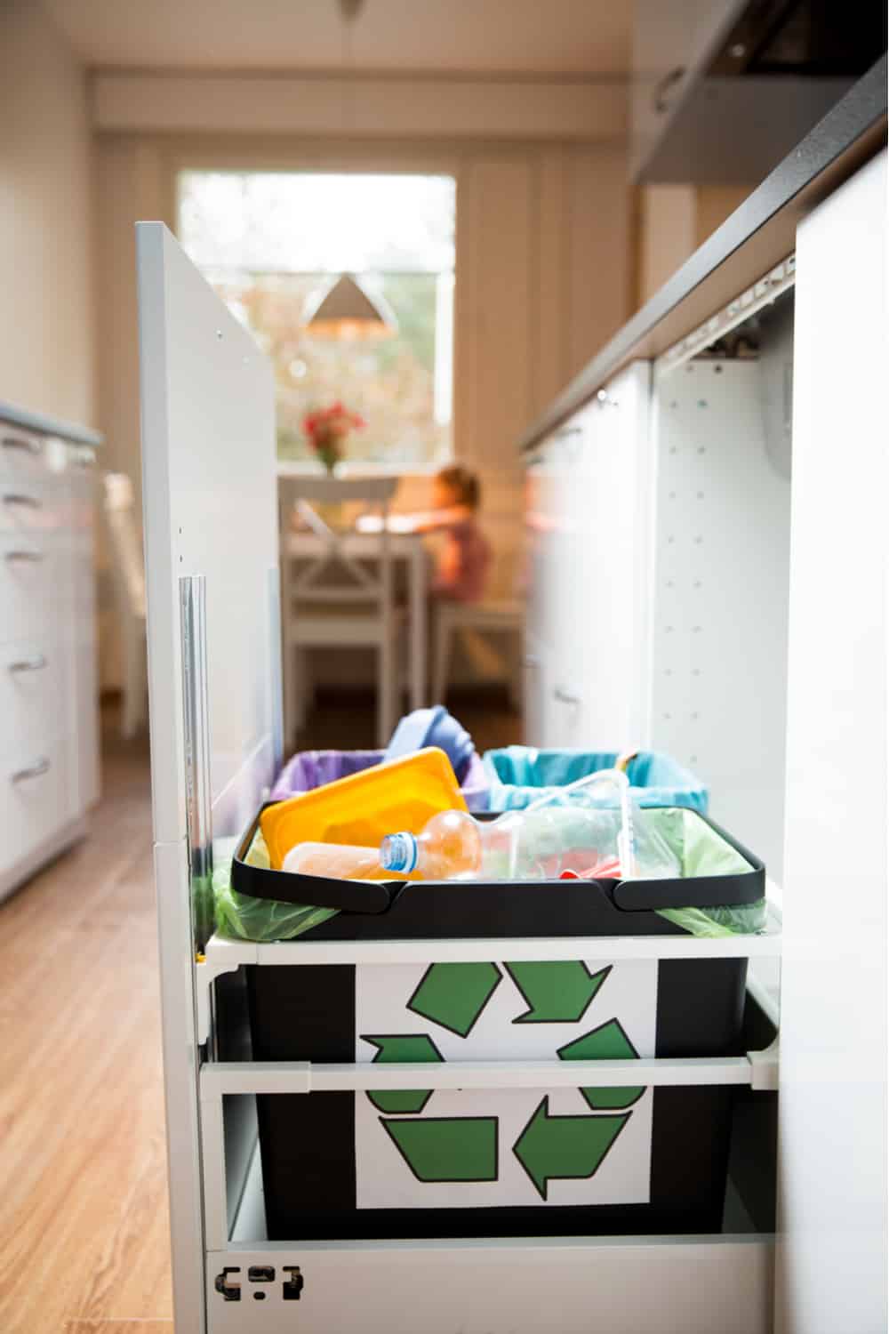 Create a DIY Pullout Trash Cabinet