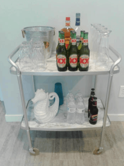 DIY Bar Cart Makeover