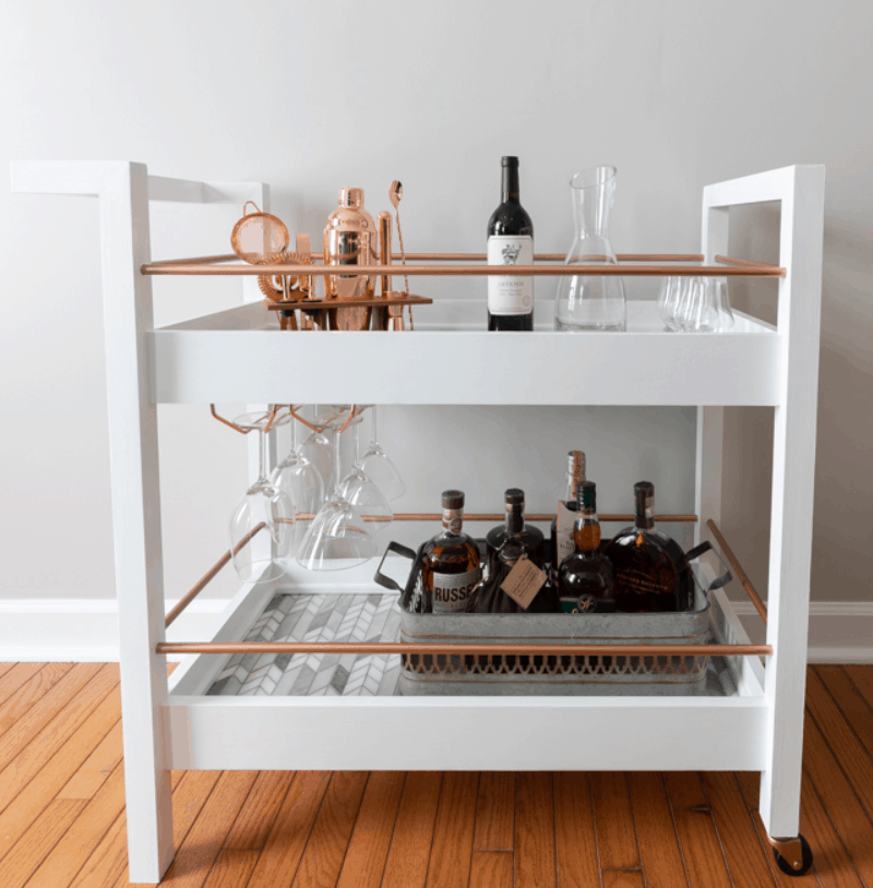 DIY Bar Cart from Handmade Weekly