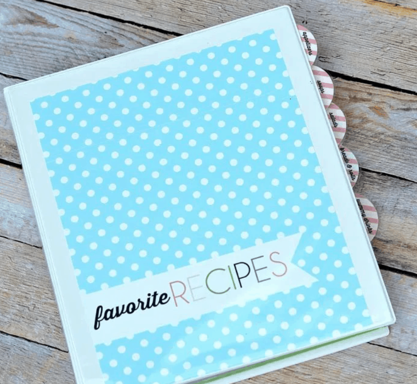 DIY Recipe Binder