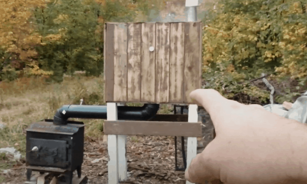 DIY Smoker - Unser Holzofen-Fleischräucherer