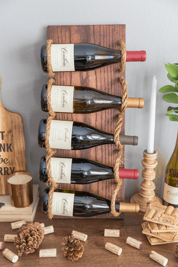 19 Homemade Wine Rack Plans You Can Diy Easily - Wall Mounted Wood Wine Racks Diy