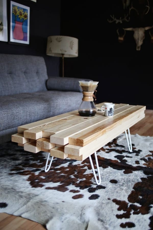 DIY Wooden Coffee Table