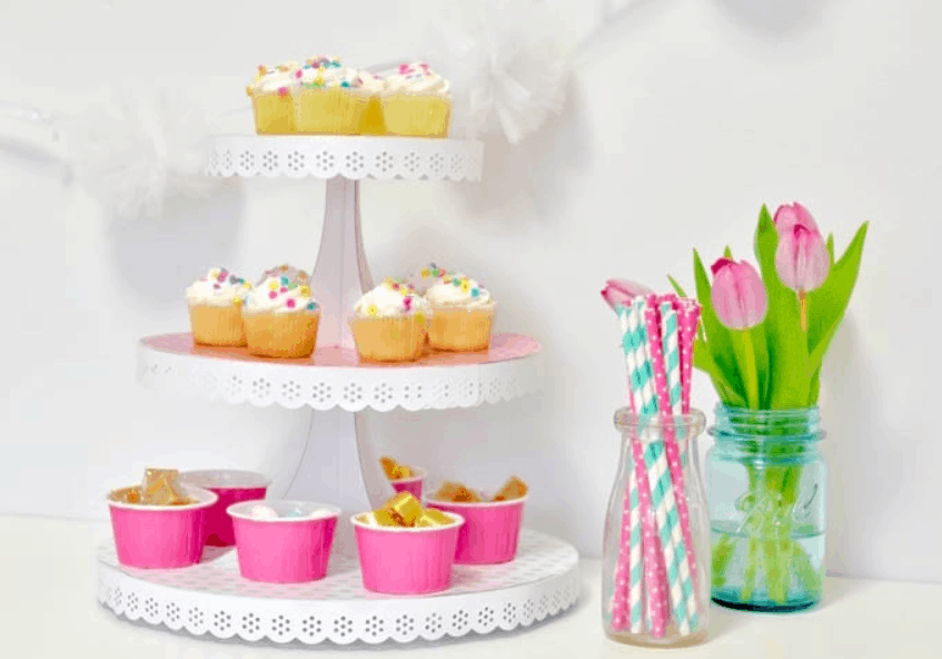 Easy Cupcake Stand for your Next Soirée