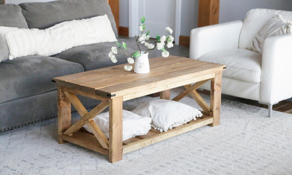 Homemade Coffee Table Plans You Can Diy, Wooden Coffee Table Simple
