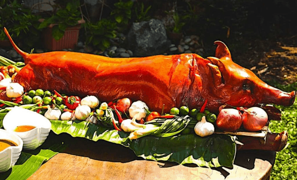 Filipino Street Food Lechon