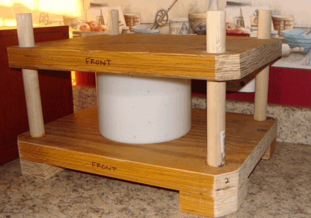 Homemade Cheese Press