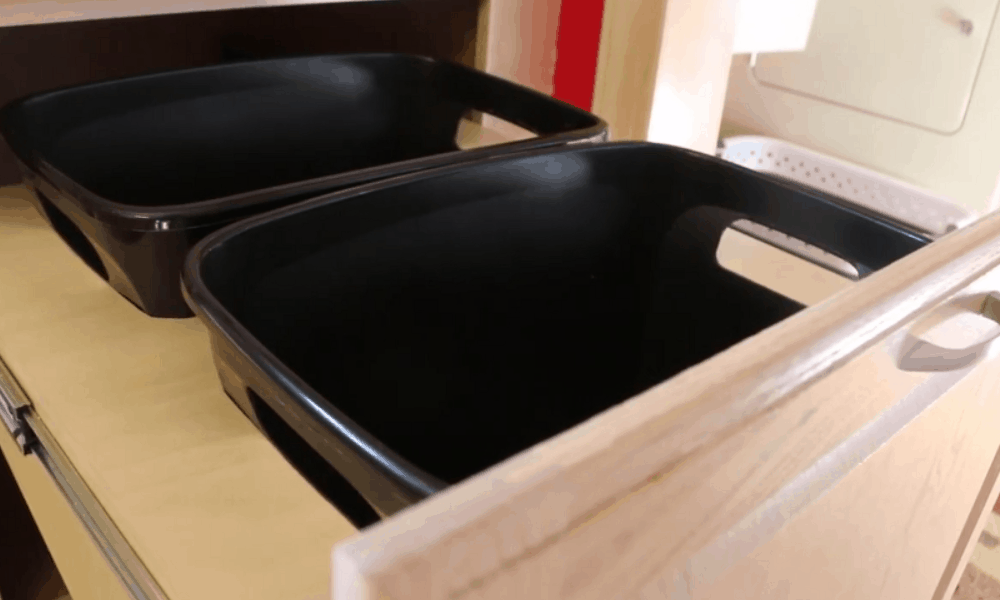 How To DIY Pull-out Trash Can Cabinet