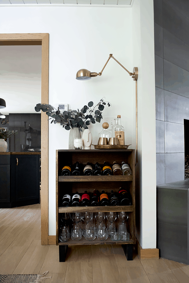 How to Build a Modern Standing Wine Rack