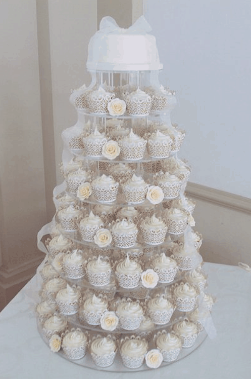 Hogyan hozzunk létre egy esküvői Cupcake Tower