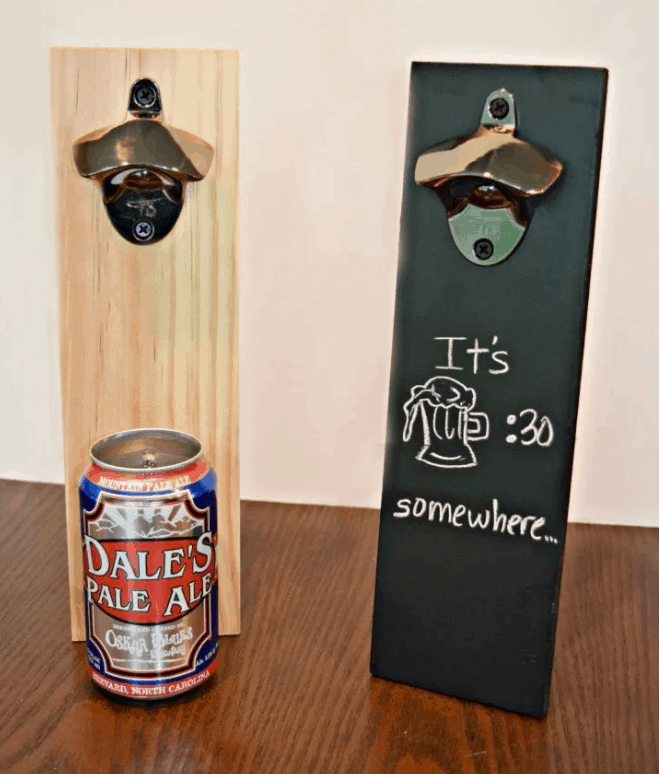 How to Make a DIY Wall Mounted Beer Bottle Opener