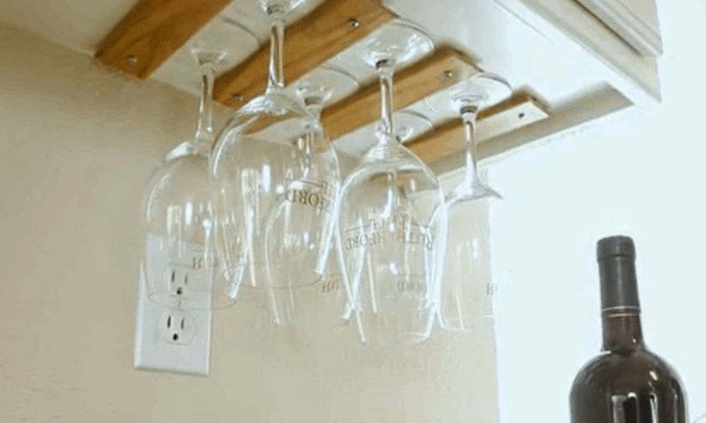 How to Make a Wine Glass Rack