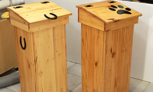 How to Make a Wooden Trash Can