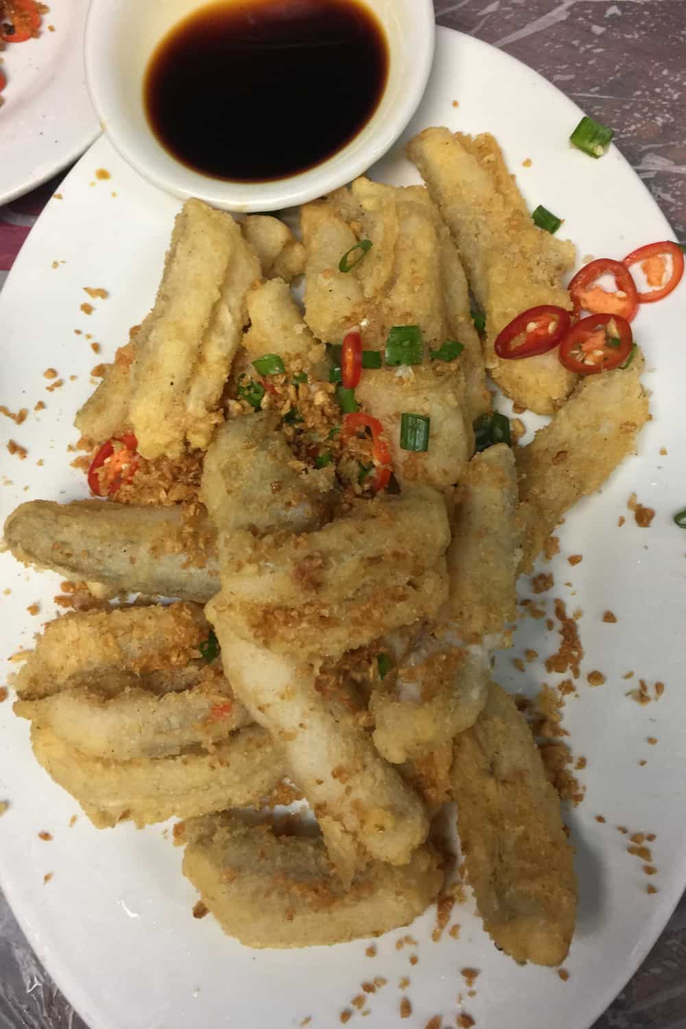 Indian Street Food Deep-Fried Bombay Duck