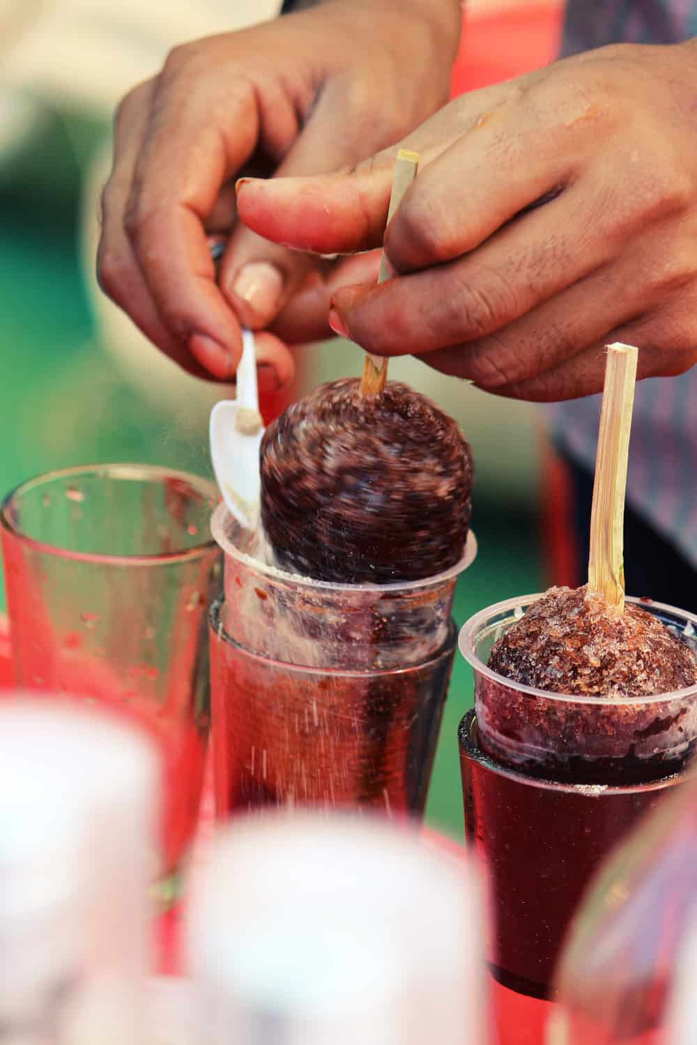 Indian Street Food Ice Gola