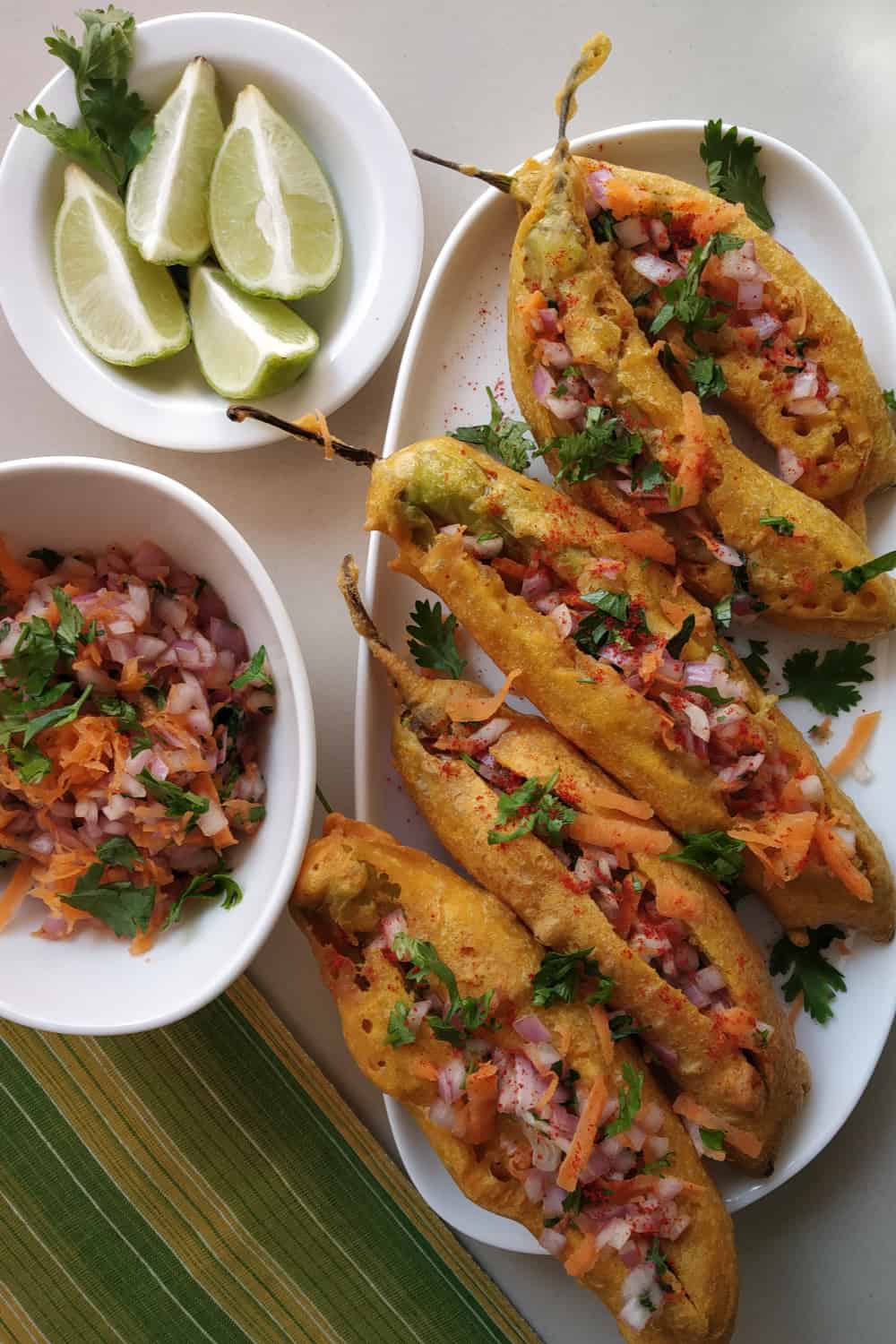 Indian Street Food Mirchi Bajji