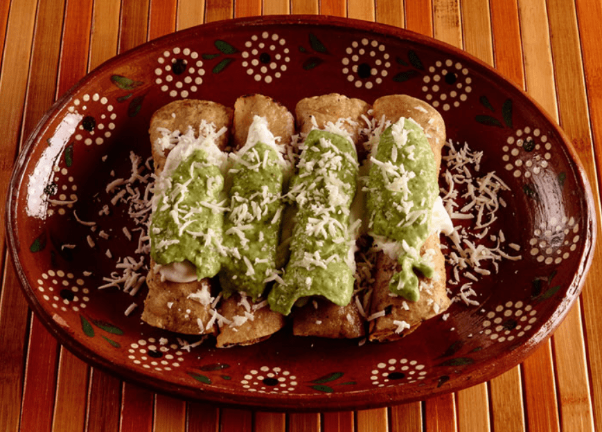 Mexican Street Food Taquitos and Flautas