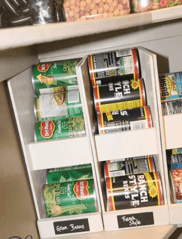 PANTRY IDEAS – DIY CANNED FOOD STORAGE