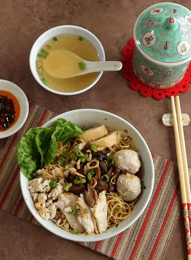 Singapore Street Food Bak Chor Mee