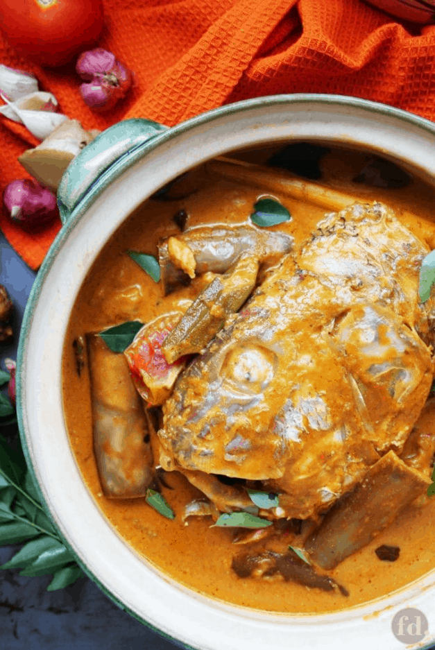 Singapore Street Food Fish Head Curry