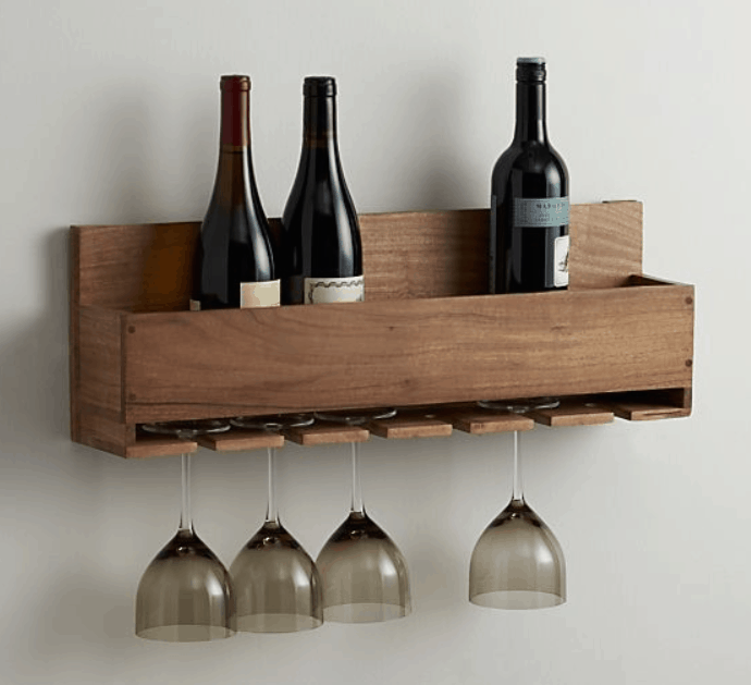 Wine Bottle and Stemware Rack