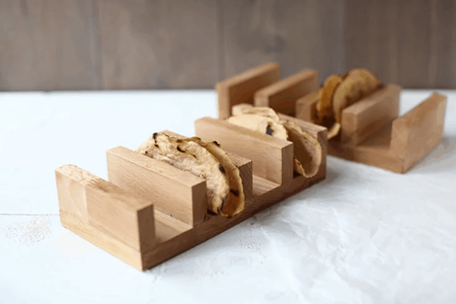 Wooden DIY Taco Holders