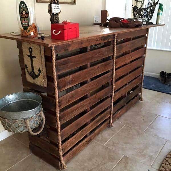 Bar Made from Pallets