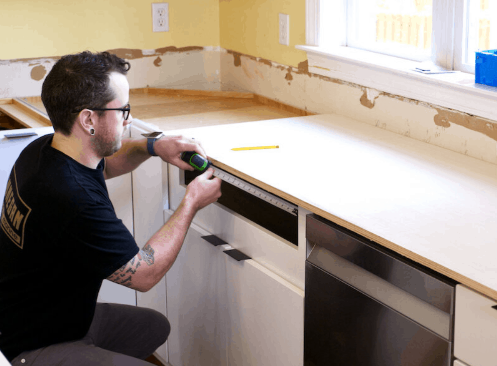 Building DIY Wood Countertops from Plywood and Laminate for $300