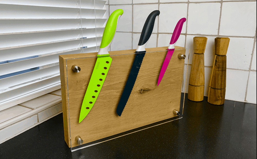 DIY Acrylic Knife Block