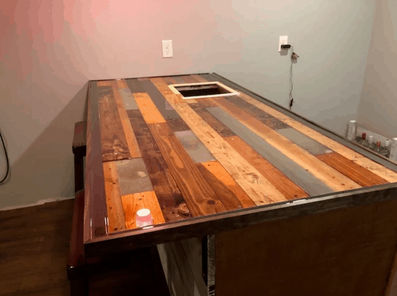 How to build a wood bar top