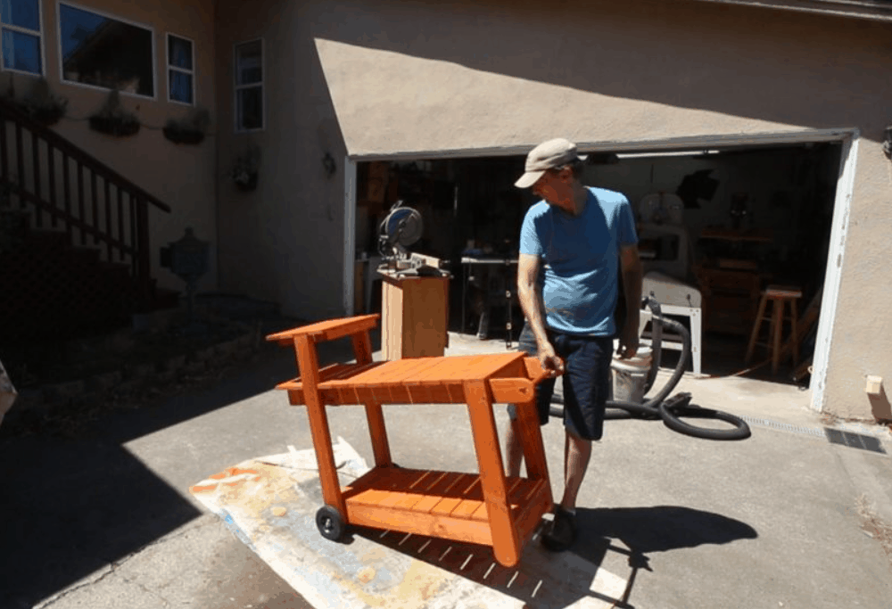 DIY Barbecue Grill Cart