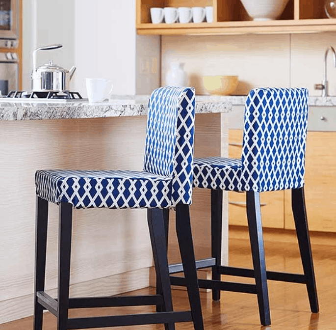 DIY Barstool Slipcovers