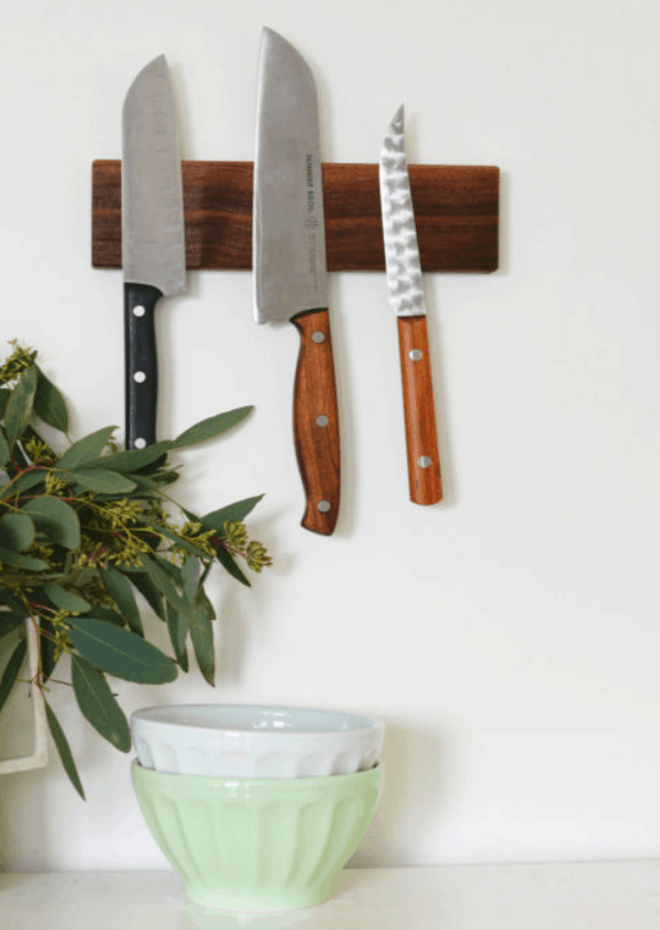 DIY Best Wooden Magnetic Knife Holder