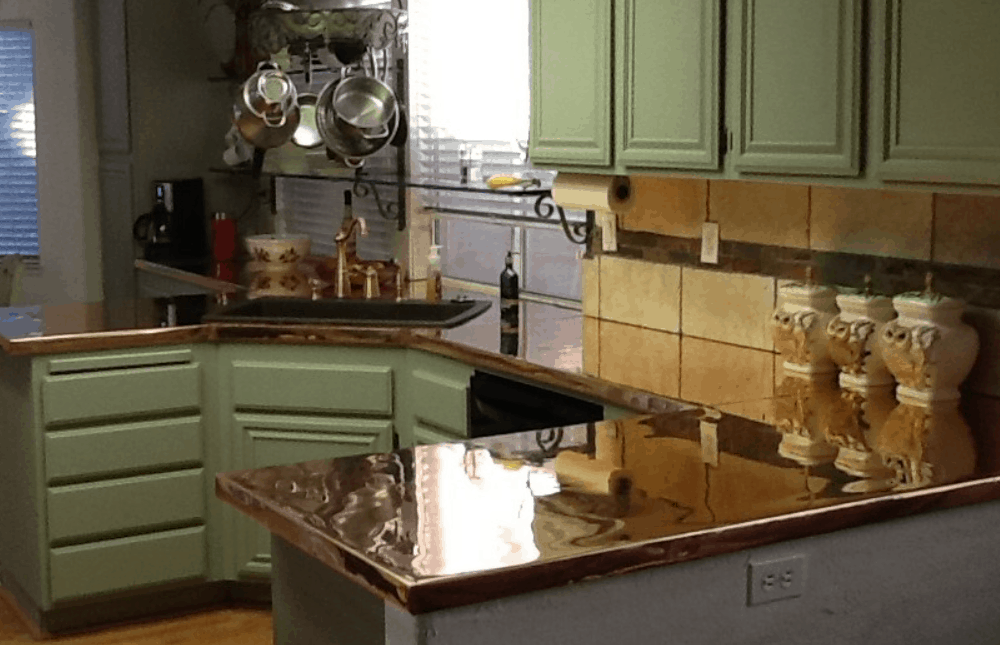 DIY Copper Countertop