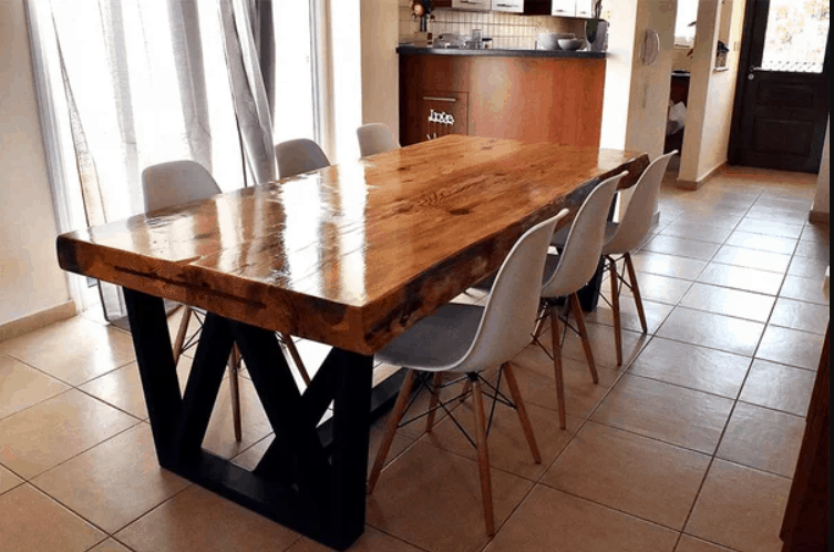 17 Easy Homemade Dining Table Plans, Homemade Modern Dining Table
