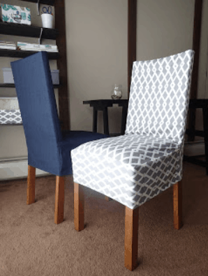 DIY How To Make a Chair Cover Slip Cover Tutorial